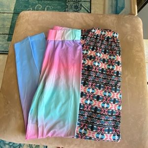 Bundle colorful leggings